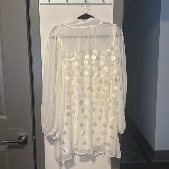 BHLDN High-Neck Sequin Paillette Mini Dress - Picture 3 of 4